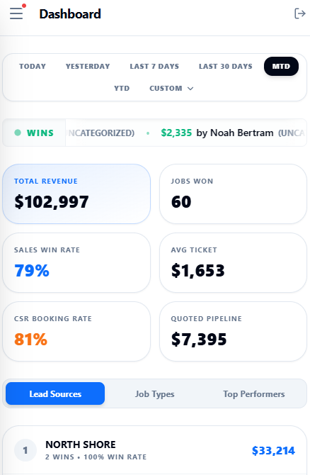 Mobile App preview