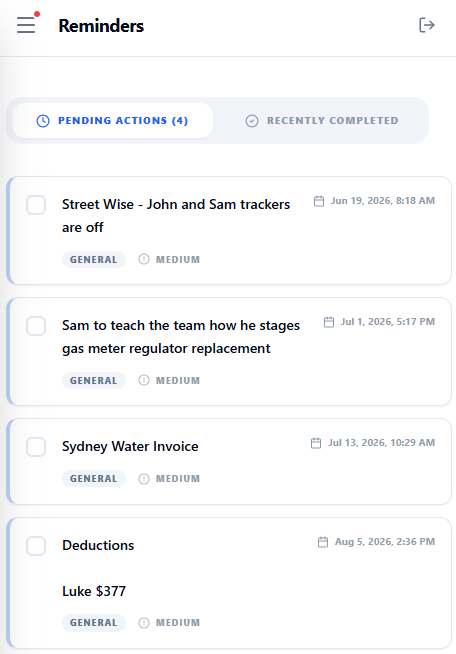 Smart Reminders